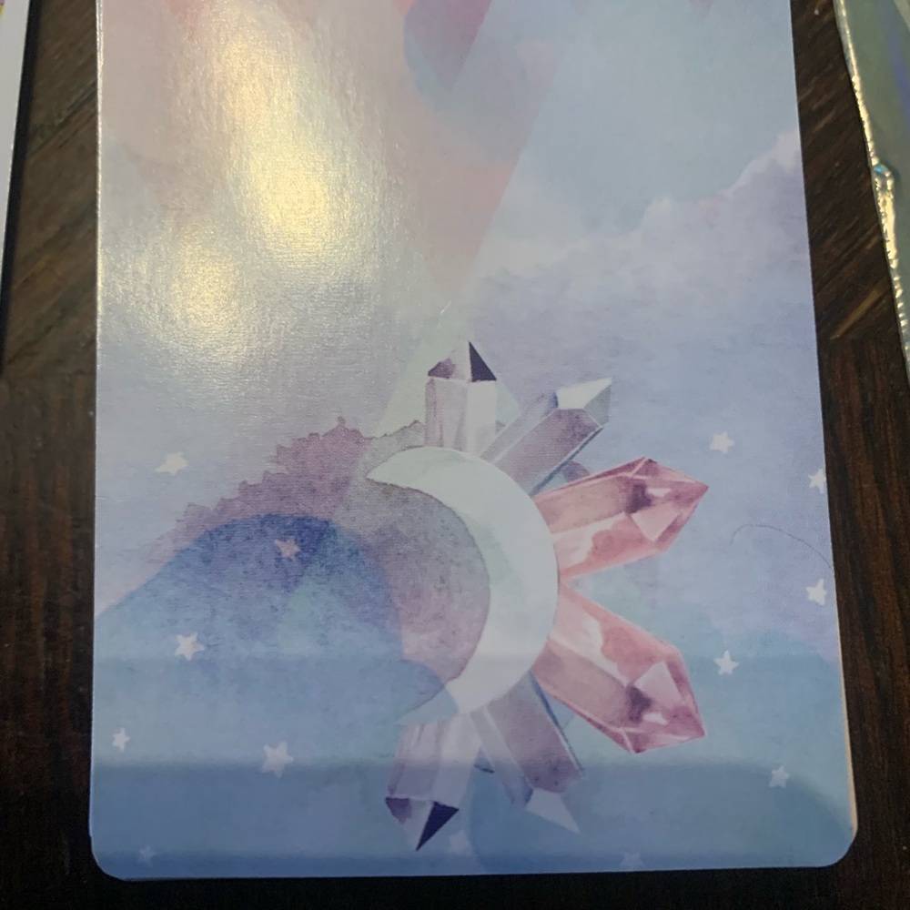 Mystical Crystal and Moon Tarot Cards